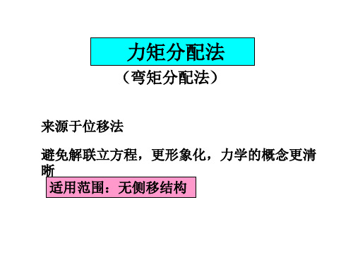 力矩分配法