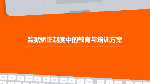 监狱矫正制度中的教育与培训方案