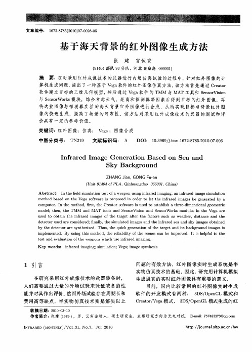 基于海天背景的红外图像生成方法