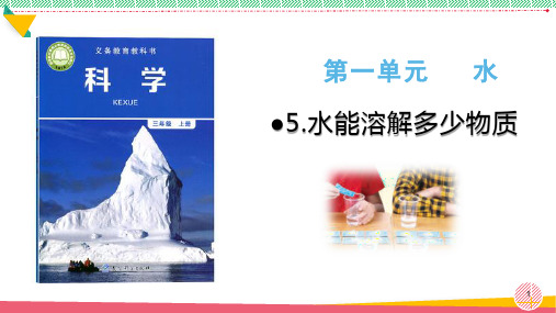 小学科学《水能溶解多少物质》优质课件