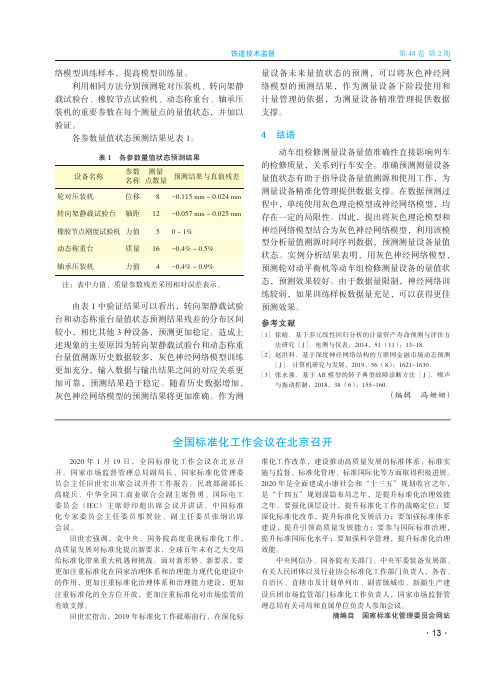 全国标准化工作会议在北京召开