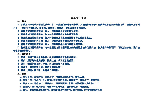 炙法总结