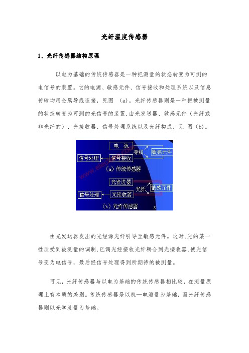 光纤传感器结构原理及分类