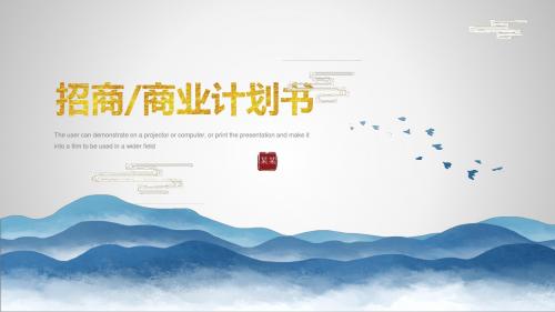 ppt 高端 商业计划书