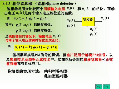 高频电子电路_8.4.3_相位鉴频器