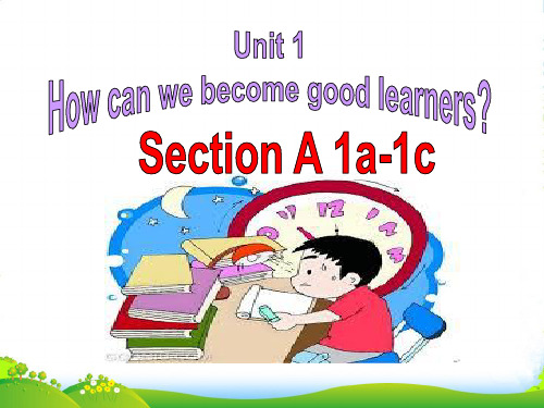 人教版九年级英语上册课件:Unit 1 Section A (1a1c) (共28张PPT)