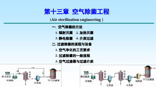 微生物发酵工程课件第13章 空气除菌