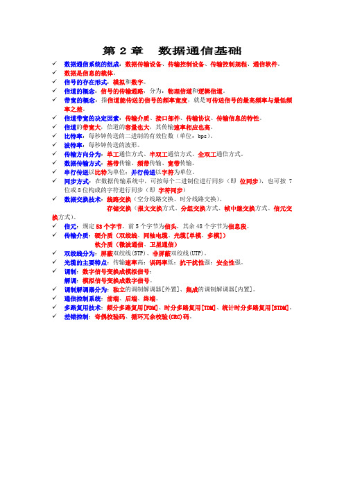 计算机数据通信基础知识