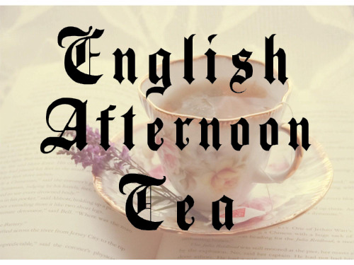 English AfternoonTea英国下午茶文化