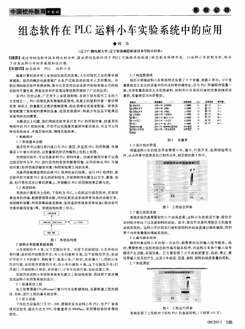 组态软件在PLC运料小车实验系统中的应用