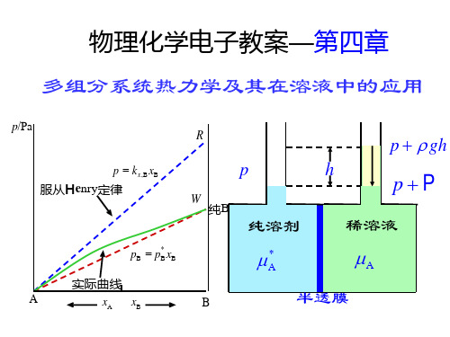 第四章 多组分体系