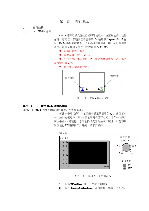 第二章lAB-VIEW-程序结构