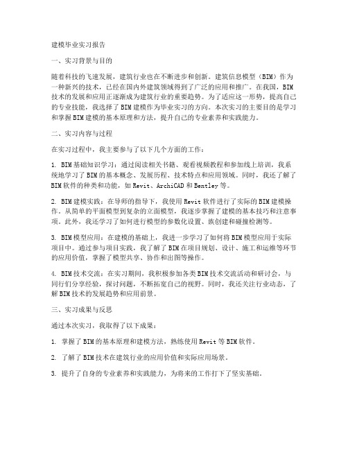 建模毕业实习报告