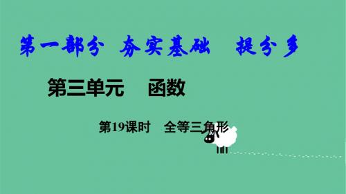 中考数学复习第19课时全等三角形课件