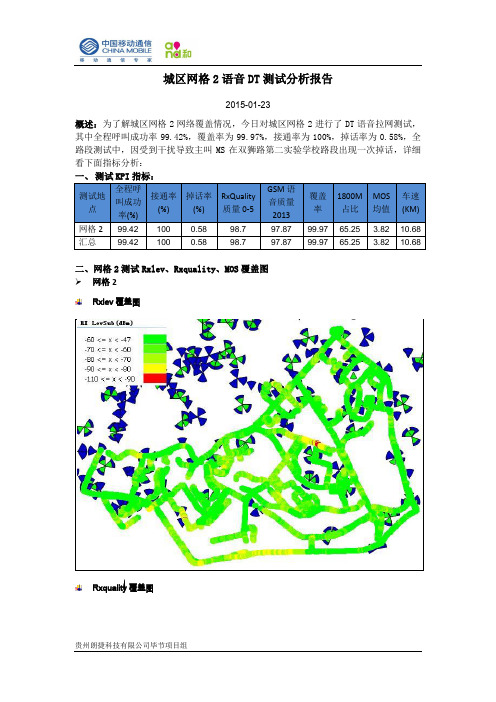 城区网格2ATU测试分析报告(20140123)