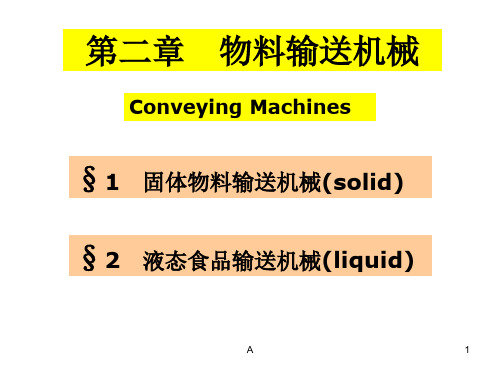 第二章__物料输送机械(一)