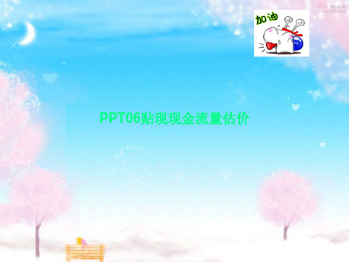 PPT06贴现现金流量估价