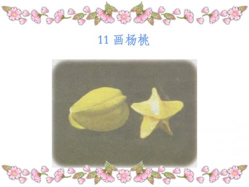 新课标人教版小学三年级语文下册:11 画杨桃PPT、优质教学课件