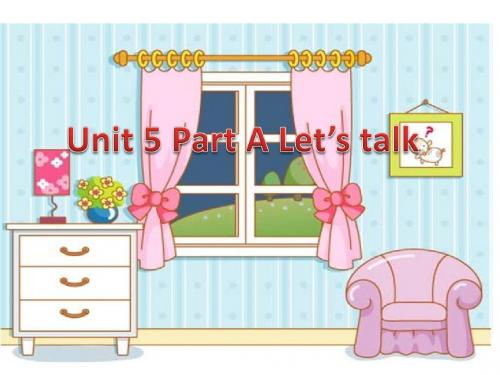 Unit5 PartA Let's talk