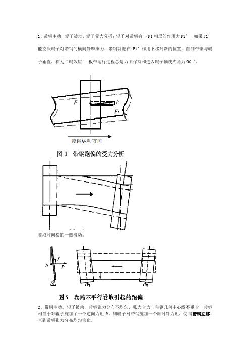 带钢跑偏分析