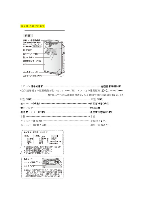 夏普KI-DX70中文说明书