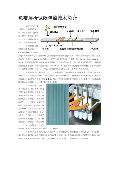 免疫层析试纸包被技术简介