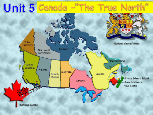 人教版英语必修三Unit5_Canada-“The_True_North”-Reading