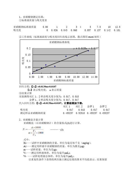 实验结果分析报告