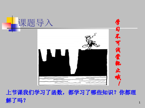 人教版高中数学必修一函数的概念课件PPT