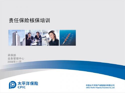 2008责任险核保考试培训材料200810