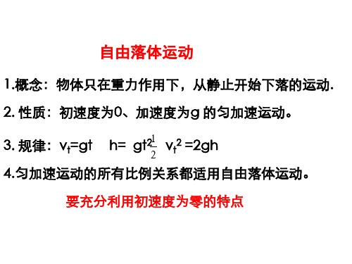 竖直方向的抛体运动