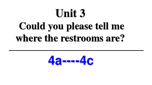 人教 英语 九年级全一册Unit3 SectionA 4a4c (共14张PPT)