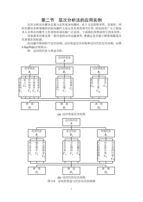 层次分析法的应用实例