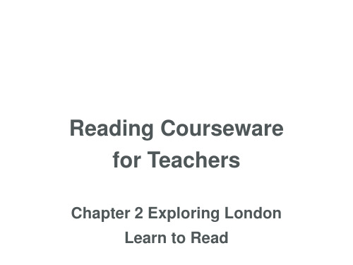 Chapter2ExploringLondon(课件)新思维小学英语6B