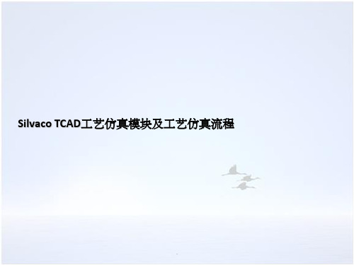 Silvaco TCAD工艺仿真模块及工艺仿真流程