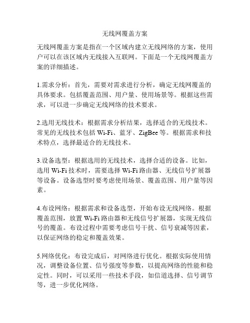 无线网覆盖方案