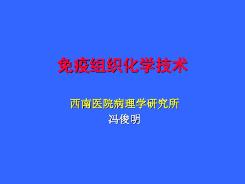 免疫组化技术-免疫组化在肿瘤病理诊断中的应用