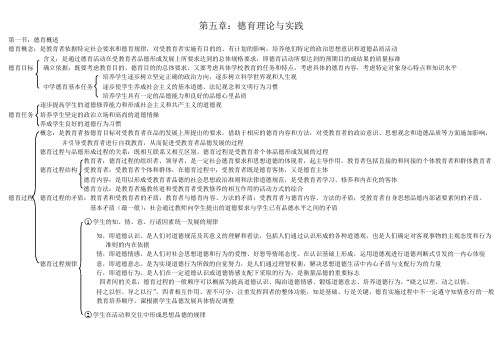 第五章.德育理论与实践