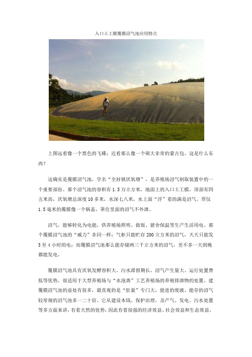 HDPE土工膜应用——什么是黑膜沼气池