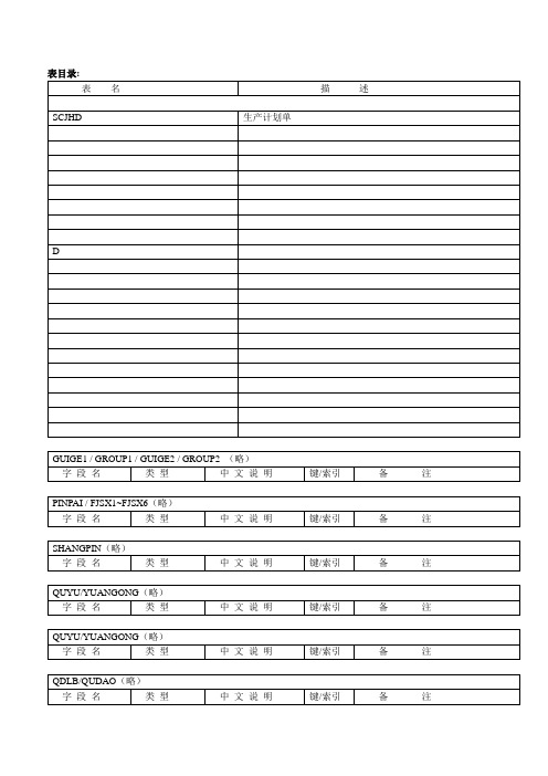 百胜BS3000+数据字典_POS系统