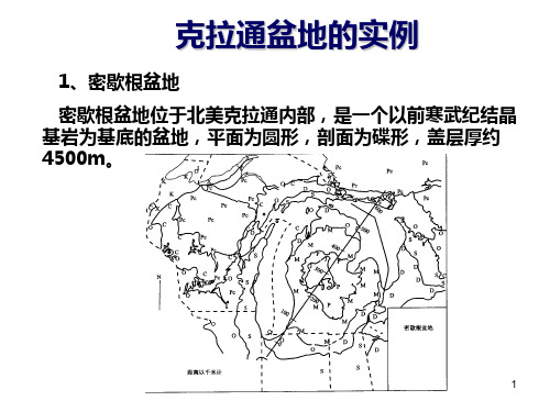 克拉通盆地的实例PPT课件