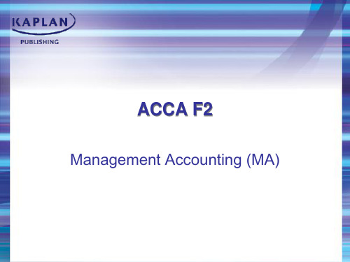 ACCA F2 slides