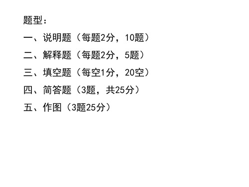 化工制图复习资料