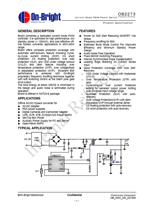 OB2273_Datasheet