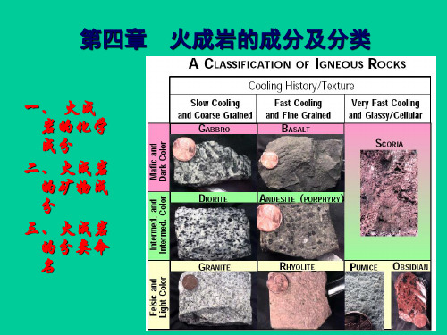 第4章火成岩成分及分类