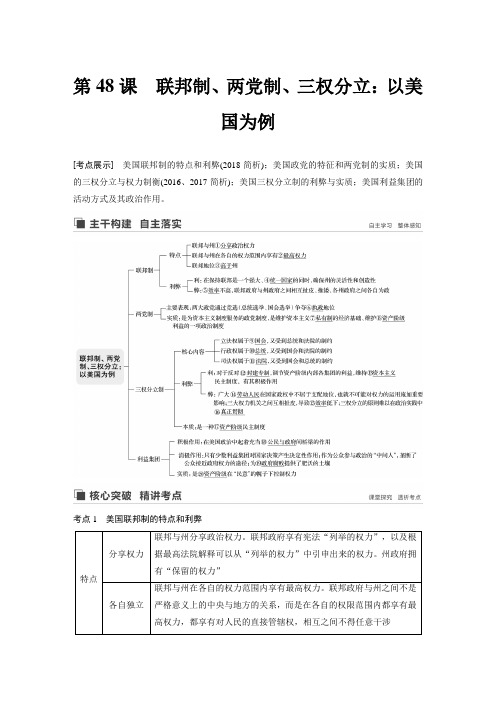 20版：联邦制、两党制、三权分立：以美国为例（步步高）