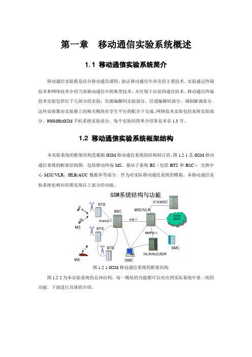 移动通信实验指导书2008