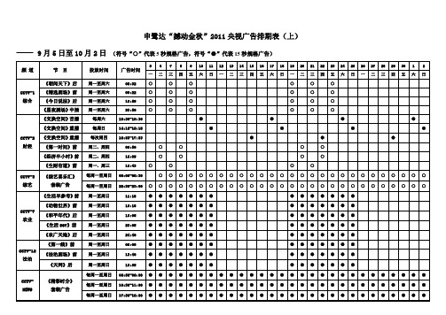 申鹭达“撼动金秋”央视广告