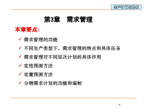 生产计划与控制第3章需求管理-50页文档资料