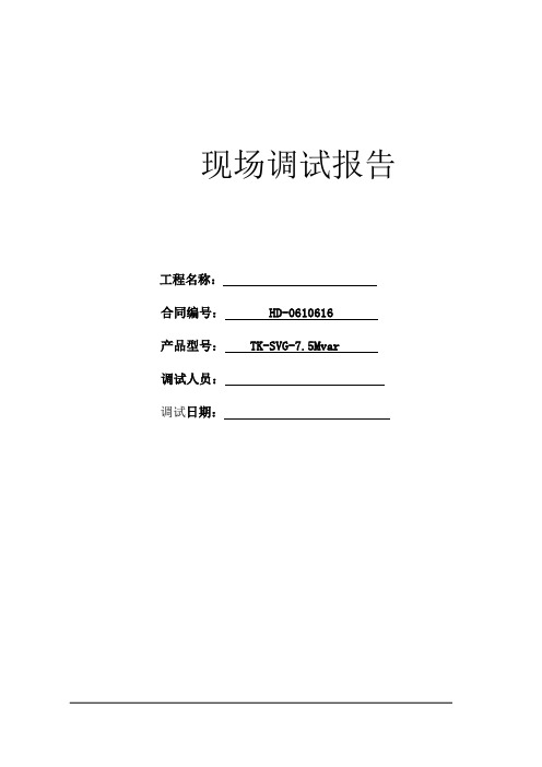SVG调试报告